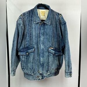 NIUTOU 1980s “Bull Head” Denim Jacket